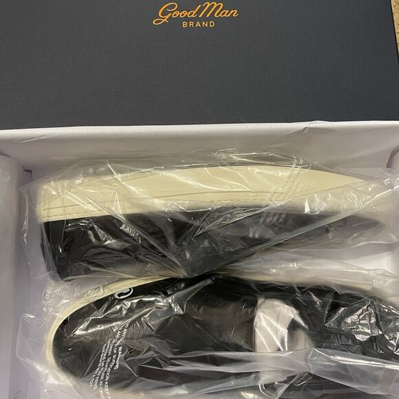 The Good Man Brand Edge Leather Slip-On Sneaker in Black Size 11.5 NIB - Picture 8 of 9